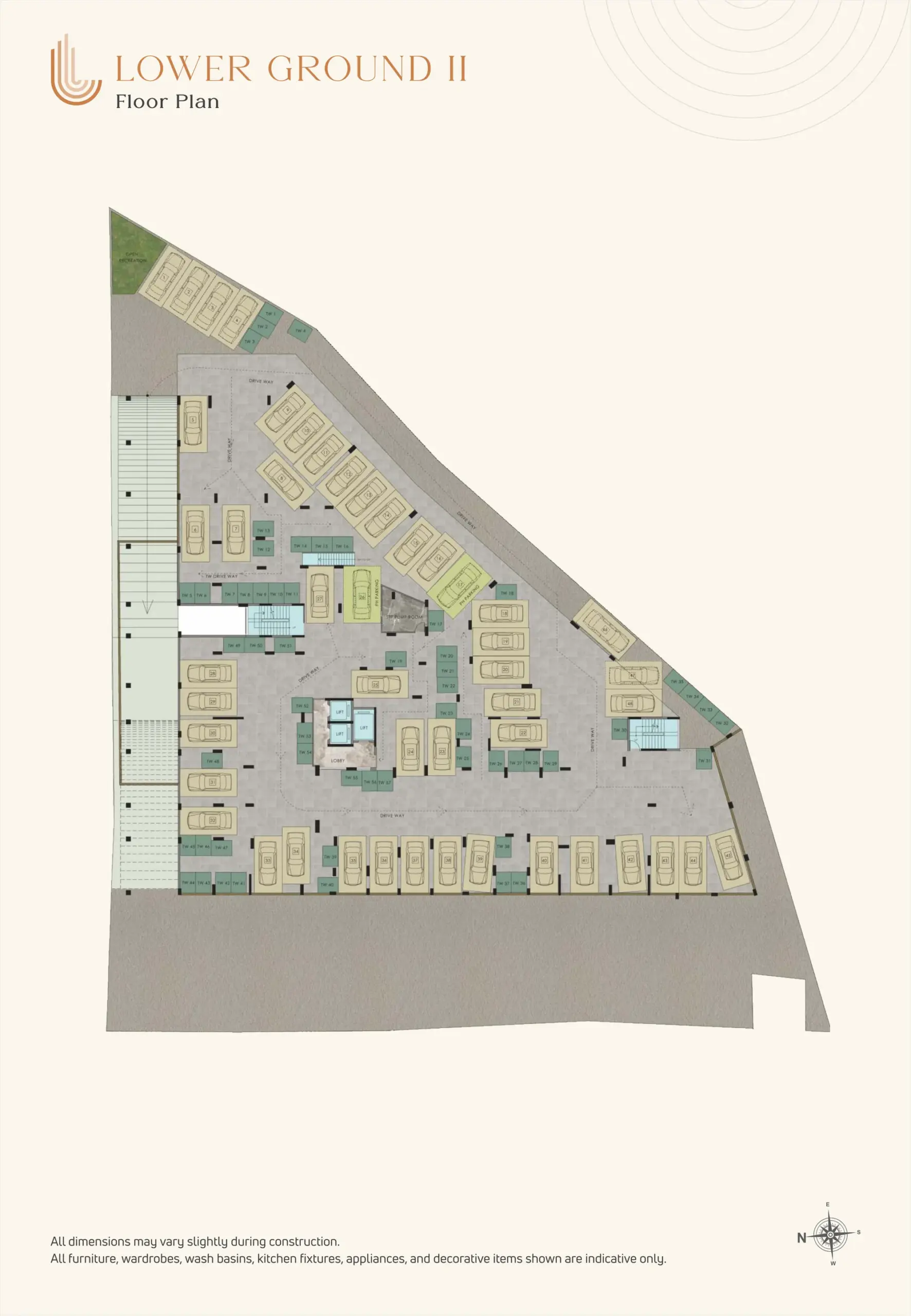 01 - Lower Ground II Floor Plan