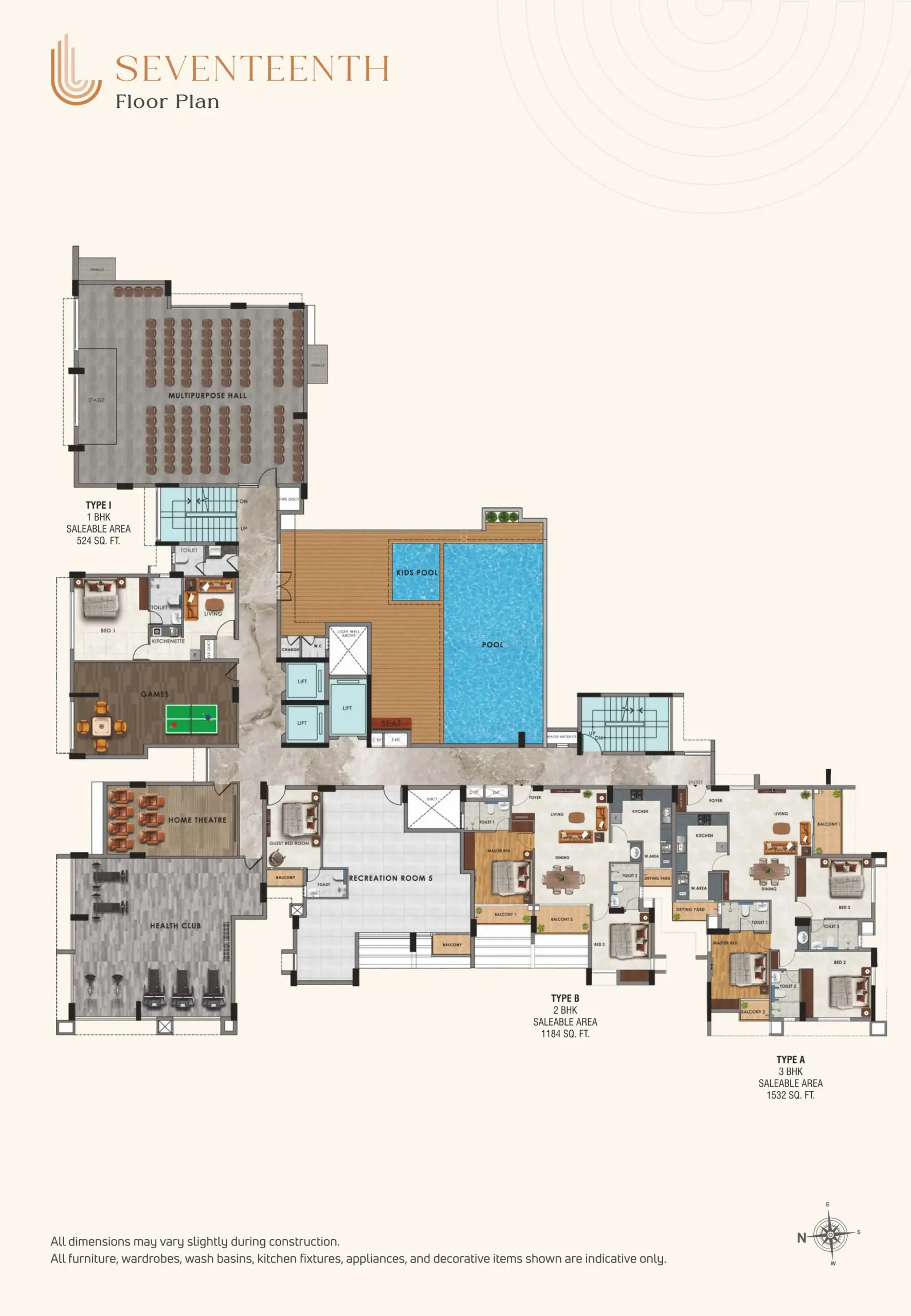 09 - Seventeenth Floor Plan